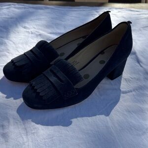 Boden Navy Suede Women's Loafers